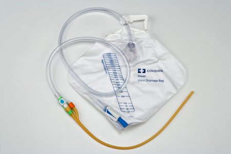 Cardinal Kenguard Indwelling Catheter Tray Foley 16 Fr. 5 cc Balloon Latex - 3716