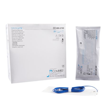 MacroLyte - Patient Return Electrode Single Corded - 400-2100