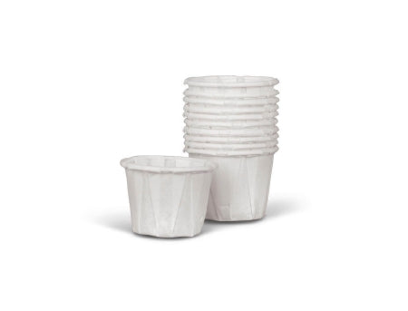 Medline - Souffle Cup 1 oz. White Paper Disposable - NON024220