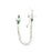 Kimvent - Closed Suction Catheter T-Piece Style 14 Fr. Thumb Valve Vent - 22058