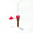 Ram Scientific Safe-T-Fill Capillary Blood Collection Tube Serum Tube Clot Activator / Separator Gel Additive 10.8 X 46.6 mm 200 µL Red Attached Cap Plastic Tube - 77421