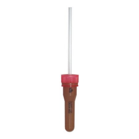 Safe-T-Fill - Capillary Blood Collection Tube Serum Tube Clot Activator / Separator Gel Additive 10.8 X 46.6 mm 200 µL Red Attached Cap Plastic Tube - 077421