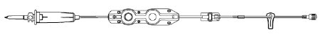 B. Braun Outlook Pump Set 60 Drops / mL Drip Rate 124 Inch Tubing - V7453