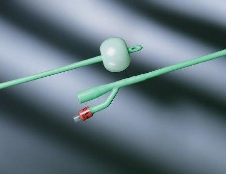 Bard Silastic Foley Catheter 2-Way Round Tip 5 cc Balloon 20 Fr. Silicone Coated Latex - 33620