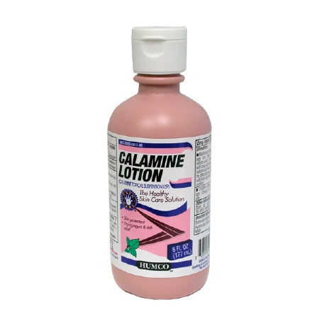 Humco Calamine Topical Itch Relief 8% Strength Lotion 6 oz. Bottle - 395041396