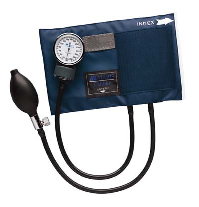 Mabis Caliber - Aneroid Sphygmomanometer Unit 2-Tubes Adult Medium Cuff - 01-130-011