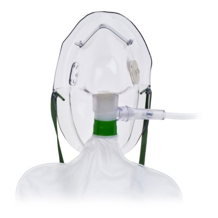 Medline - 3-in-1 Mask Elongated Style Adult One Size Fits Most Adjustable Head Strap / Nose Clip - HUD1061