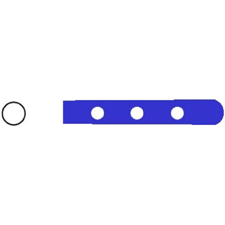 Sklar SklarTip Instrument Tip Protector 5/64 X 3/4 Inch, 2 mm, Blue, Vented Tip - 96-1408