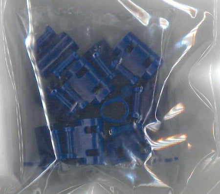 Miltex Codman Raney Style Scalp Clip Plastic Medium Blue Clip 10 Clips - 201037