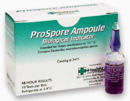 Healthlink ProSpore Sterilization Biological Indicator Vial Steam - 3471