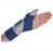DJO Thumbspica Thumb Splint ThumbSPICA Thumb Spica Foam / Cotton-Terry Right Hand Blue / Gray Large / X-Large - 79-87117