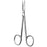Surgi-OR - Iris Scissors 4-1/2 Inch Length Office Grade Stainless Steel NonSterile Finger Ring Handle Straight Sharp Tip / Sharp Tip - 95-104