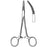 Sklar Surgi-OR Hemostatic Forceps Kelly 5-1/2 Inch Mid Grade Stainless Steel NonSterile Ratchet Lock Finger Ring Handle Curved Serrated Tips - 95-442