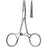 Sklar Surgi-OR Hemostatic Forceps Hartmann-Mosquito 3-1/2 Inch Mid Grade Stainless Steel NonSterile Ratchet Lock Finger Ring Handle Straight Serrated Tip - 95-409