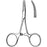 Surgi-OR - Hemostatic Forceps Hartmann-Mosquito 3-1/2 Inch Length Mid Grade Stainless Steel NonSterile Ratchet Lock Finger Ring Handle Curved Serrated Tip - 95-421