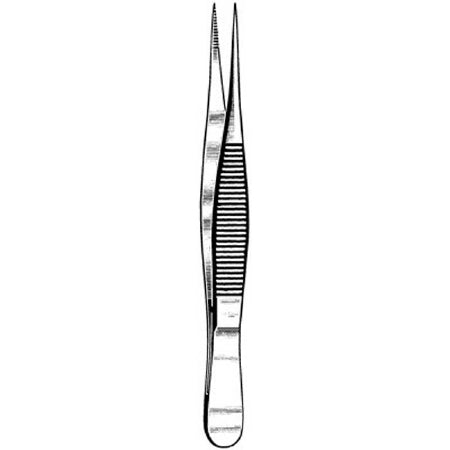 Surgi-OR - Splinter Forceps 3-1/2 Inch Length Mid Grade Stainless Steel NonSterile NonLocking Thumb Handle Straight Pointed Tip - 95-777