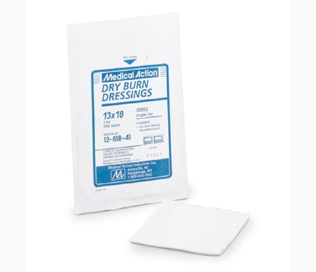 Medical Action Industries Medical Action Burn Dressing Mesh Gauze 1-Ply 18 X 18 Inch Square Sterile - 12-818-66