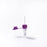 Ram Scientific Safe-T-Fill Capillary Blood Collection Tube Whole Blood Tube K2 EDTA Additive 1.1 mm Diameter 125 µL Purple Attached Cap Plastic Tube - 76011