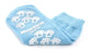 McKesson McKesson Terries Slipper Socks Youth Light Blue Above the Ankle - 40-3849