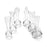 PlastiBell - Handled Circumcision Set 25-1.1 cm, 35-1.2 cm, 45-1.3 cm, 10-1.4 cm, 5-1.5 cm, 5-1.7 cm Plastic Sterile - 9210