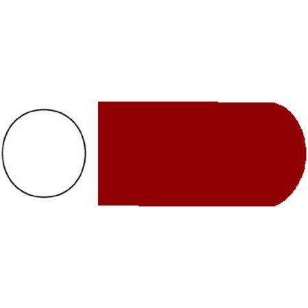 SklarTip - Instrument Tip Protector 1/32 X 3/4 Inch, 11 mm, Maroon, Non-Vented - 96-1500