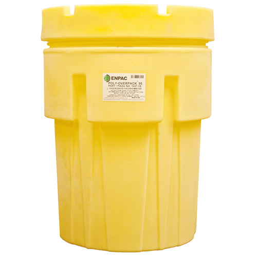 US Plastic Corp. Poly-Overpack 95 Salvage Drum for 55 Gallon Drums - 1095-YE
