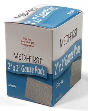 Medi-First - Gauze Sponge Gauze 2 X 2 Inch Square Sterile - 60673