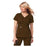 koi Design Shirt Scrub 137 Katelyn Womens Small Espresso Ea - 137-52-S