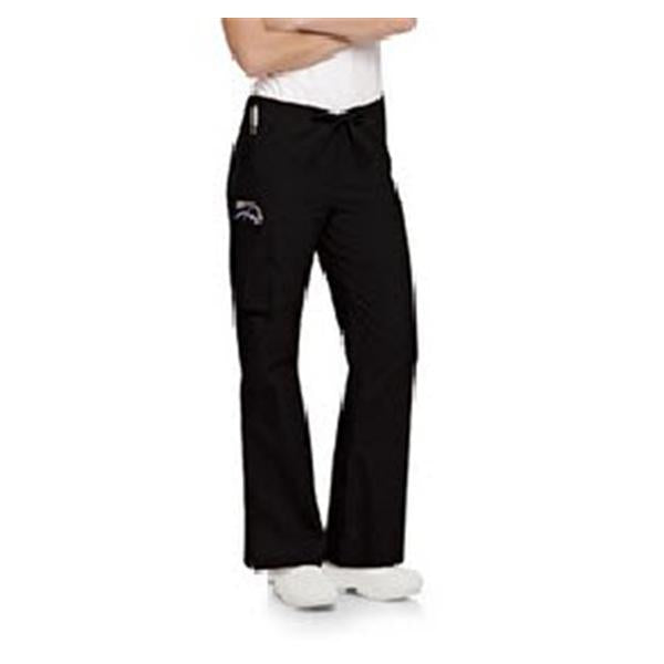 Landau Uniforms Pant Scrub Womens X-Large Black Ea - 8355-BKP-XL