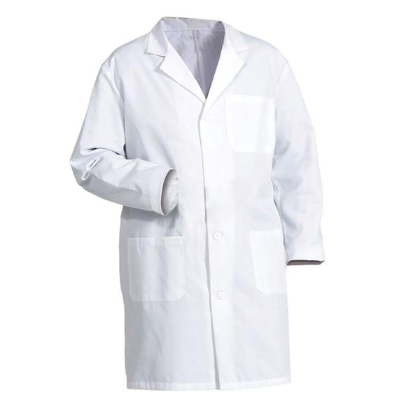 Fashion Seal Lab Coat Staff Length 65% Polyester / 35% Cotton Mens White Size 34 39 In Ea - 499-34