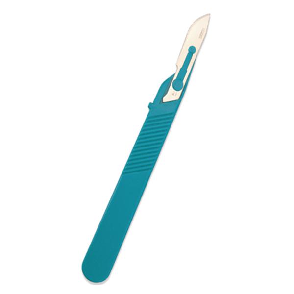 Exel International Scalpel Surgical #15 Sterile Disposable 10/Bx - 29556