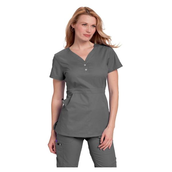 koi Design Shirt Scrub 175 Justine Womens Medium Steel Grey Ea - 175-24-M