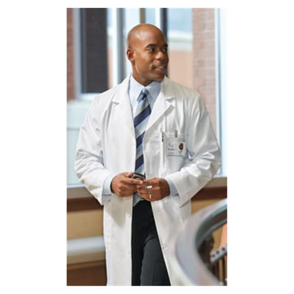Encompass Group Lab Coat 80% Polyester / 20% Cotton Essentials Mens White Size 50 39 In Ea - 47406-W50