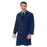 META By White Swan Lab Coat 65% Polyester / 35% Cotton Meta Unisex Navy Md 40" Ea - 6116-014-M