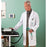 META By White Swan Lab Coat 65% Polyester / 35% Cotton Meta Unisex White X-Small 40 In Each - 6116-011-XS