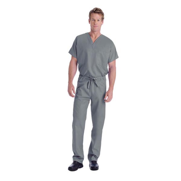 Landau Uniforms Shirt Scrub 7502 Unisex X-Large Steel Grey Ea - 7502-STP-XL