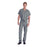 Landau Uniforms Shirt Scrub 7502 Unisex 2X Large Steel Grey Ea - 7502-STP-XXL
