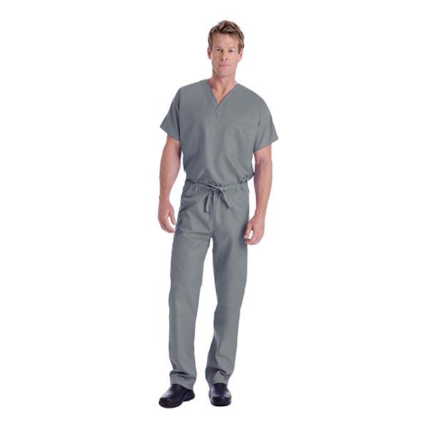 Landau Uniforms Pant Scrub Poly/Ctn Unsx Stl Gry 3Xl Rvrsbl 2Pckt Ea - 7602-STP-3XL