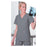 Landau Uniforms Shirt Scrub 8219 Womens Large Steel Grey Ea - 8219-STP-LGE