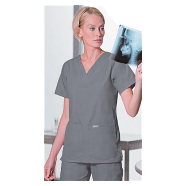 Landau Uniforms Shirt Scrub 8219 Womens Large Steel Grey Ea - 8219-STP-LGE