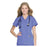 Landau Uniforms Shirt Scrub 70224 Faux Wrap Womens X-Small Ceil Blue Ea - 70224BCP XS