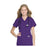 Landau Uniforms Shirt Scrub 70224 Faux Wrap Womens X-Small Grape Ea - 70224RPP XS