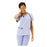 Urbane (TM) Shirt Scrub Urbane 9577 Sophie Crossover Womens X-Small Ceil Blue Ea - 9577-BCAH-XS