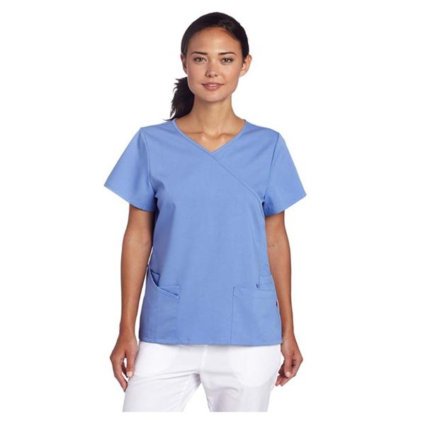 Urbane (TM) Shirt Scrub Urbane 9577 Sophie Crossover Womens Small Ceil Blue Each - 9577-BCAH-S