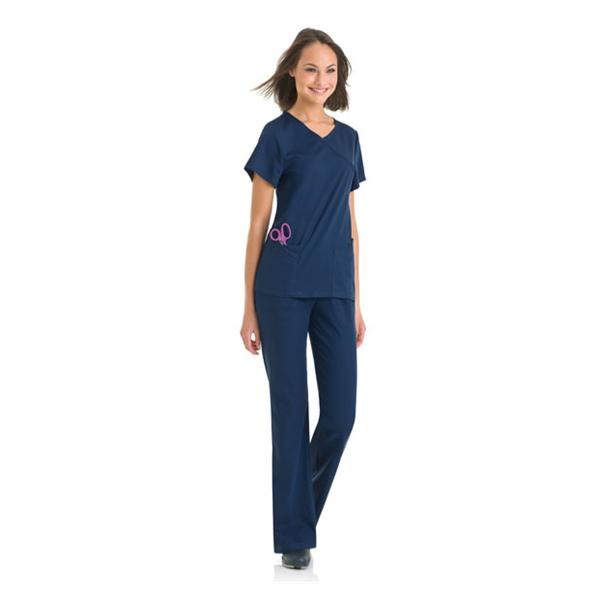 Urbane (TM) Shirt Scrub Urbane 9577 Sophie Crossover Womens Small Navy Ea - 9577-BNAH-S