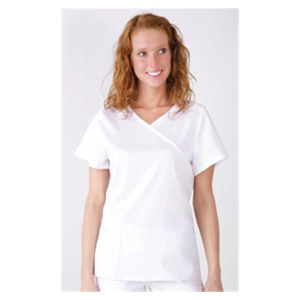 Urbane (TM) Shirt Scrub Urbane 9577 Sophie Crossover Womens X-Small White Ea - 9577-WWAH-XS