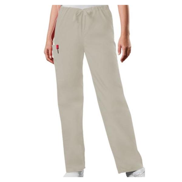 Cherokee Workwear Pant Scrub 4100 Unisex 2X Large Tall Khaki Ea - 4100T-KHKW2X