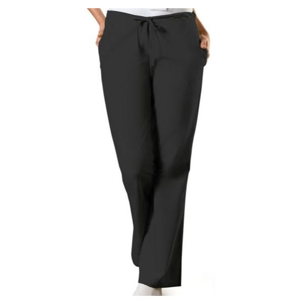 Cherokee Workwear Scrub Pant 4101 Womens 2X Small Black Ea - 4101-BLKW2XS