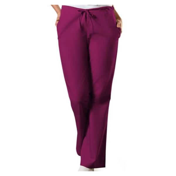 Cherokee Workwear Scrub Pant 4101 Womens Large Wine Ea - 4101-WINW-L
