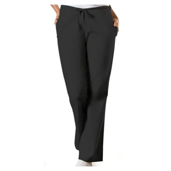 Cherokee Workwear Scrub Pant 4101 Womens X-Small Petite Black Ea - 4101P-BLKWXS